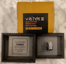 SHURE V15 TYPE III CARTRIDGE GENUINE SHURE VN35E STYLUS IN DISPLAY CASE BOX: