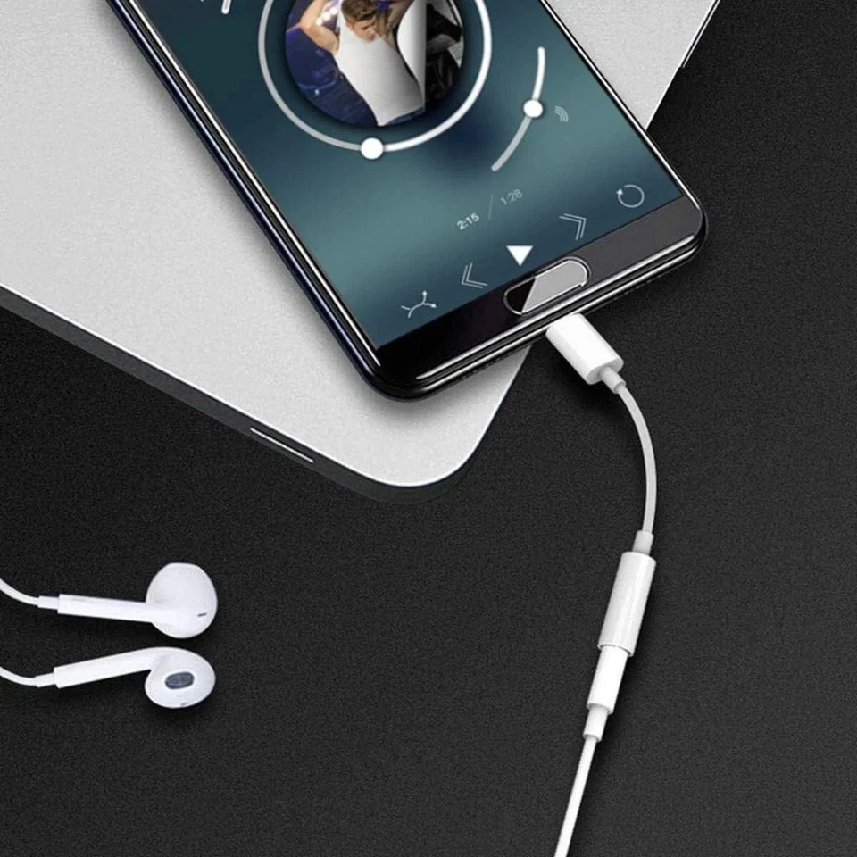 USB TYPE C TO 3.5mm AUDIO HEADPHONE ADAPTER JACK FOR ANDROID AND LATEST IPHONE - Image 4 of 4