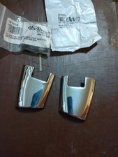 56-58 C1 Corvette Rhlh Pair Door End Caps Trim Molding Gm Originals Read