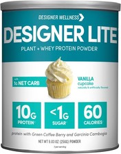 Designer Wellness, Lite, Low Calorie Natural 9.03 Ounce Pack of 1 