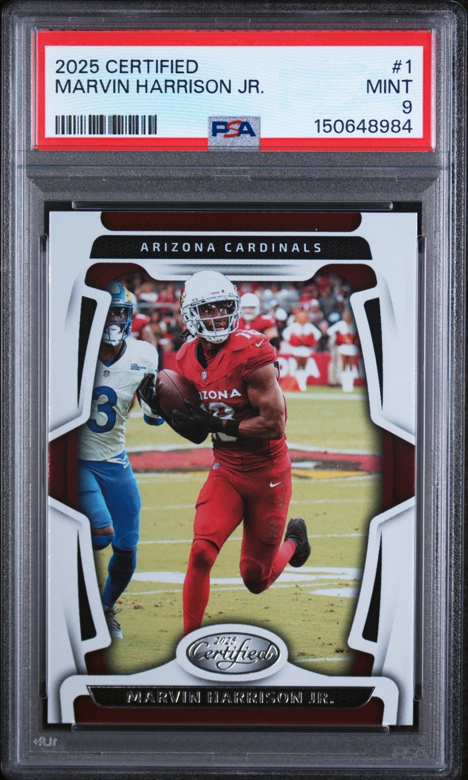 Marvin Harrison Jr. PSA 9 Mint RC Rookie 2025 Certified Panini #1