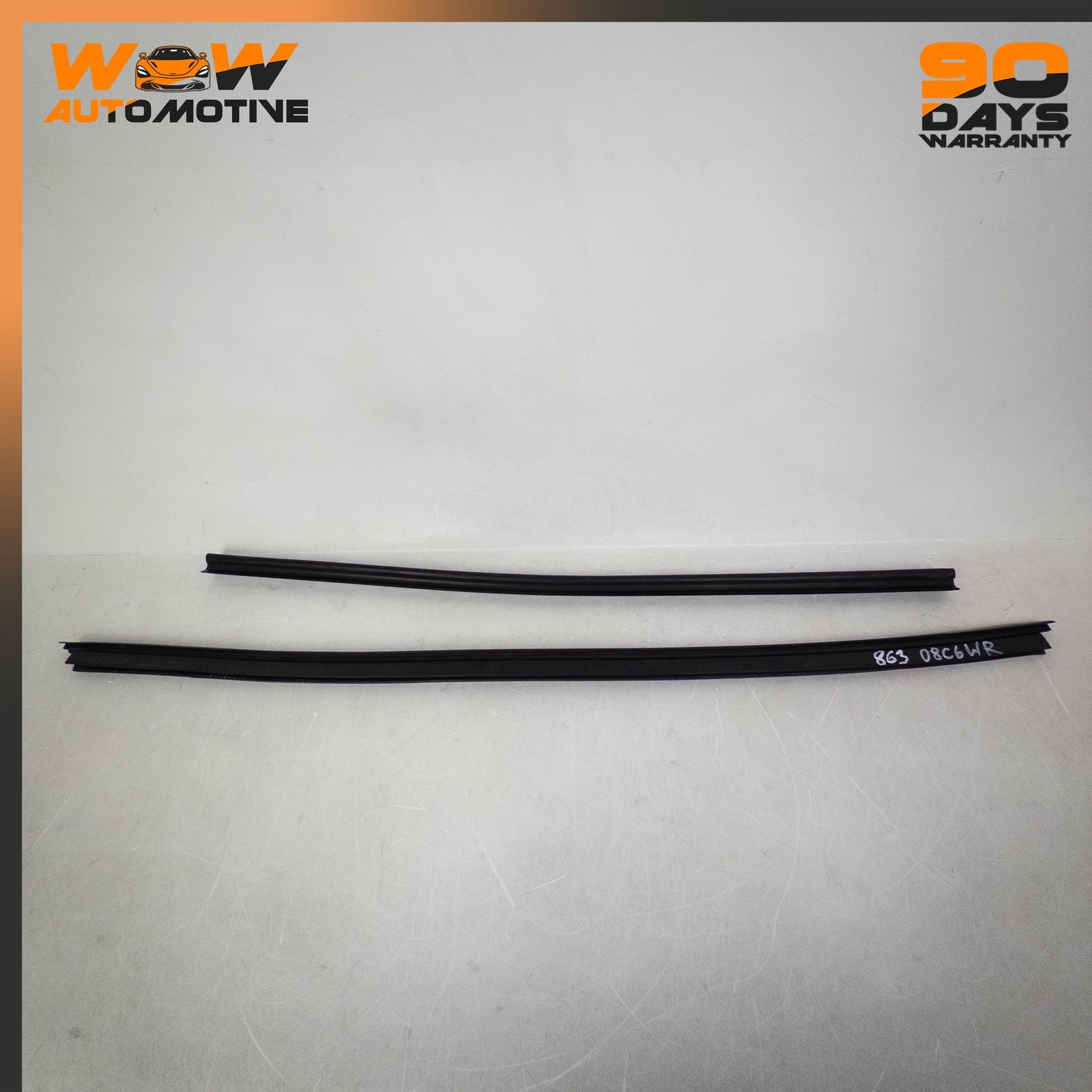 05-13 CHEVROLET CORVETTE C6 FRONT RIGHT DOOR BELT MOULDING WEATHER STRIPPING OEM