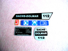 Zestaw naklejek do piły łańcuchowej Sachs-Dolmar 112