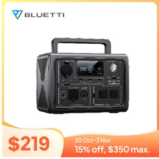 BLUETTI EB3A 600W 268Wh Portable Power Station LFP Solar Generator for Camping