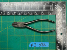 Vintage 6.5" Long Diagonal Side Cutting Pliers Tool, Made In USA