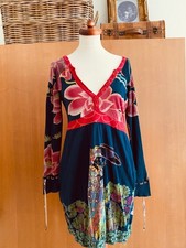 tolles Desigual Kleid 100% Baumwolle Miniklei...