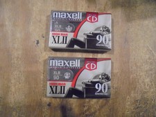 Maxell XLII 90 High Bias Recordable Cassette Tape 2-Pack, 90min, IEC Type II, CD