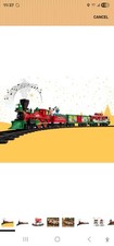 Lionel Disney Battery-Operated Mickey Mouse Express Toy Train Set with...