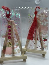 Custom Acrylic Bookmark Charm resin Strawberry Shortcake Inspired 1 Piece 