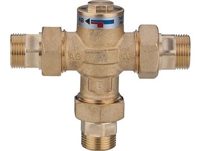 Easyflow Wood 746 Rücklaufanhebeventil 55°C mit Verschraubung DN20 (3/4'')AG