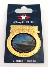 Disney Pin 81986 DCL - Disney Dream - 2011 Inaugural Voyage Spinner Limited