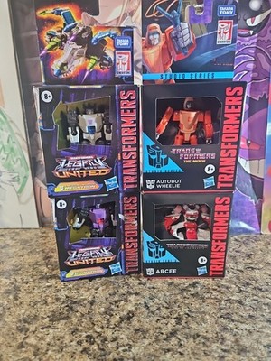 Transformers Core Class Lot Figure Lot Geocron Wheelie Arcee Galvatron New  