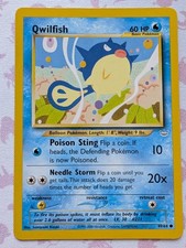 Qwilfish 49/64 - Neo Revelation - Vintage WOTC POKEMON Card
