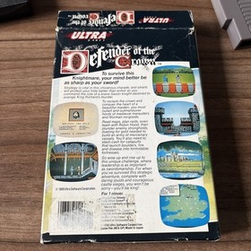 Defender of the Crown Nintendo Nes Complete CIB Authentic B