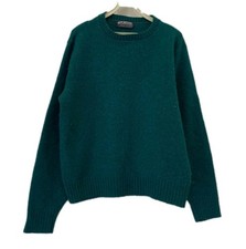 Puritan Wool Blend Crewneck Sweater Men’s XL Green Made in USA Vintage #113