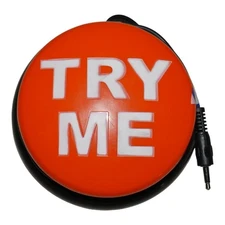 LARGE Try Me Button Halloween Animatronic Prop Lowes Home Depot Christmas
