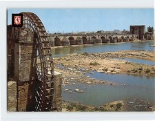 Postcard Roman Bridge & Albolafia Mill Cordoba Spain