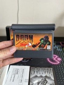 Doom (Atari Jaguar, 1994)  Working Cartridge, Box, Manual, Case