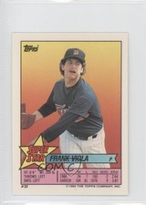 1989 Super Star Sticker Back Cards Frank Viola Kevin Bass Jack McDowell #30 1v4