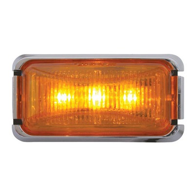 87630 Small Rectangular LED Light Amber