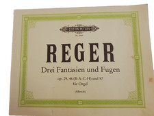 REGER Drei Fantasien und Fugen op. 29, 46, 57  Kirchenorgel Orgel Sakralorgel