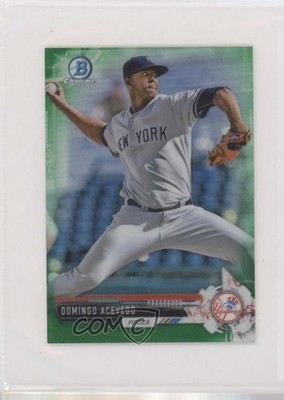 2017 Bowman Chrome Minis Prospects Green Refractor 78/99 Domingo Acevedo 0q1p
