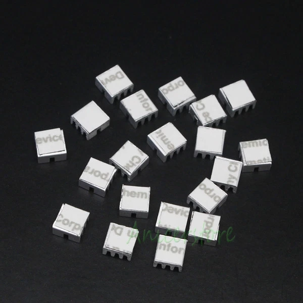 5 Pack Mini Aluminium Adhesive Back Heatsink Cooler MOS IC Chipset LED Cooling - Image 3 of 4