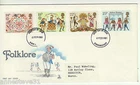 A LOVELY GREAT BRITAIN FDC 1981 FOLKLORE.  POSTMARKED BIRMINGHAM