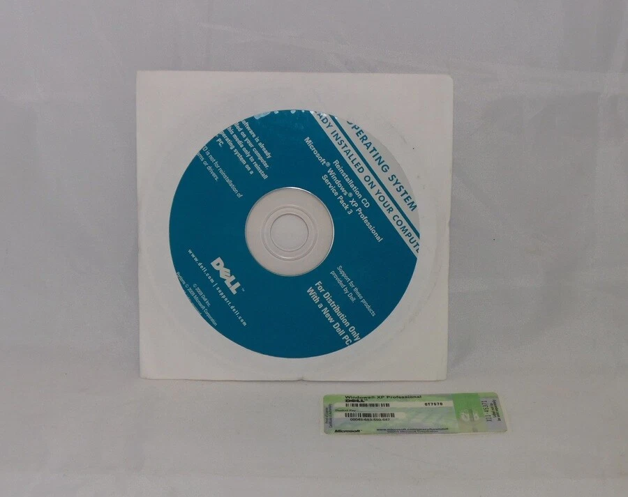Boxed Microsoft Windows XP Professional SP3 OEM PC Service Pack 3.