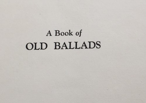 A Book of OLD BALLADS Selected and with an Introduction by BEVERLEY NICHOLS Illu - Picture 3 of 13