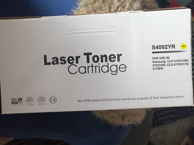 2 Stck Laser Toner 1x S4092YR gelb, 1x S4092KR schwarz neu ungeöffnet