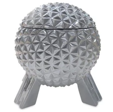 Disney Parks Epcot Spaceship Earth Ceramic Canister Cookie Jar NEW