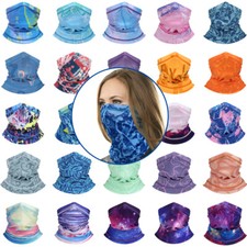 Summer Neck Gaiter Face Mask/Face Scarf/UPF 50 Sun Protection for Outdoor Sport