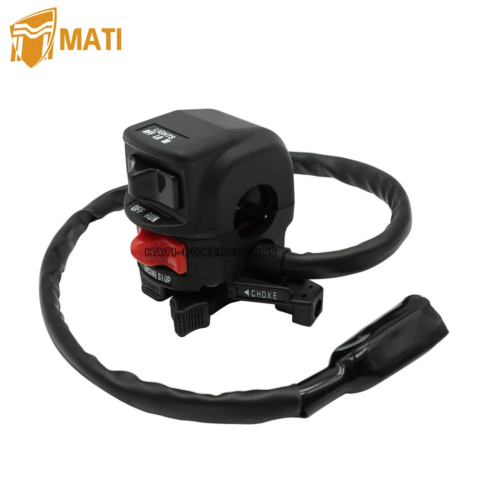 Faro de arranque interruptor de apagado de manillar para Kawasaki Bayou 220/250 KLF220A KLF250A Foto 4 de 4