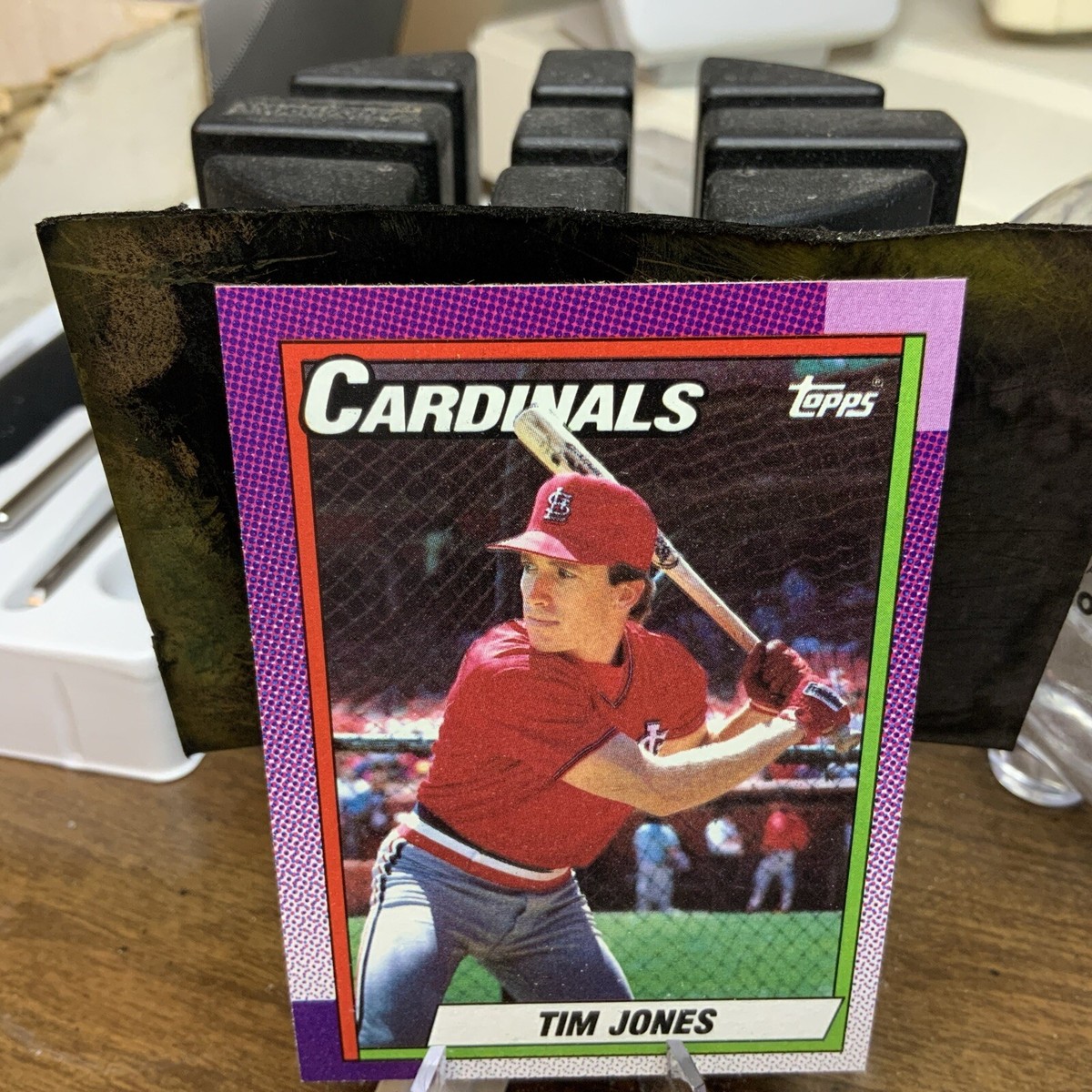 Tim Jones 1990 Topps #533 St. Louis Cardinals Baseball Card | eBay