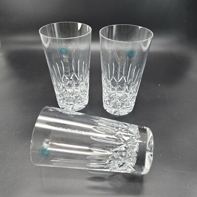 Galway Irish Crystal 24% Lead Crystal Highball & Whiskey Glasses