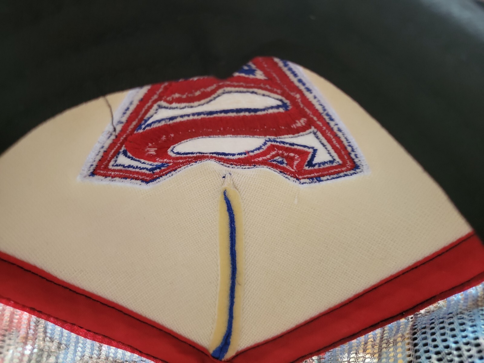 Superman Comic Print Mesh DC Comics Snapback Base… - image 8