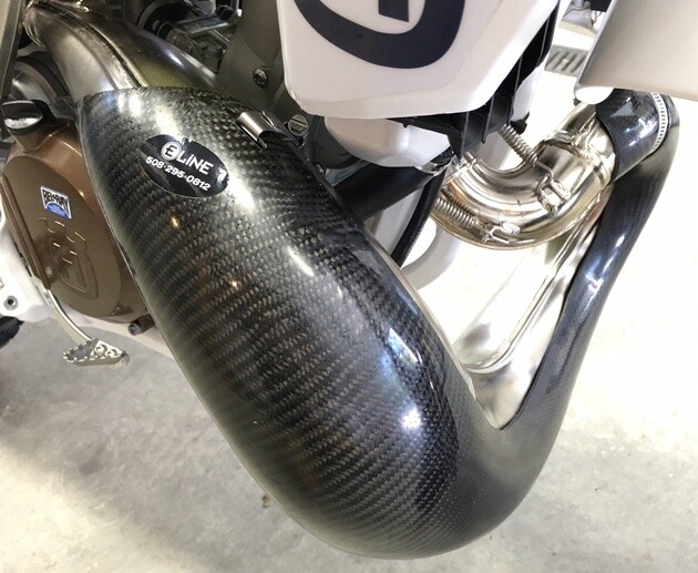 ELine Carbon Fiber Pipe Guard for Stock Pipe MPG25017 KTM/Husqvarna