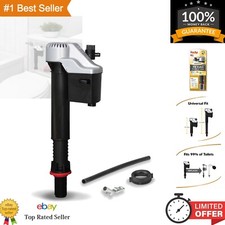 QuietFILL Platinum Fill Valve - Fits Most Toilets, Easy to Install, Black