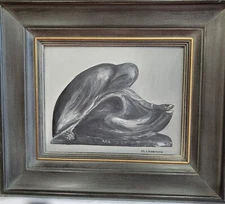 Oil on Canvas THE BEGGAR #43 by American M. Chapman 15x13 Monochrome, 1969 OOAK