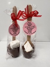 2 Hot Chocolate spoons, stirrers 