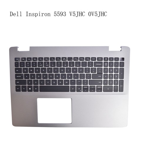 For Dell Inspiron 5593 5594 Palmrest Keyboard W Backlit No Type C Port 0V5JHC US - Picture 10 of 15