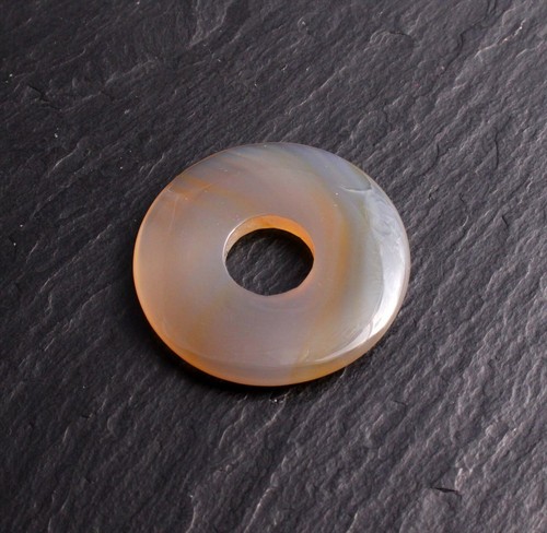 Edelstein Donuts A-L 20 30 40 50 mm für Lederband Kette Pi Scheibe Steinschatz - Bild 239 von 273