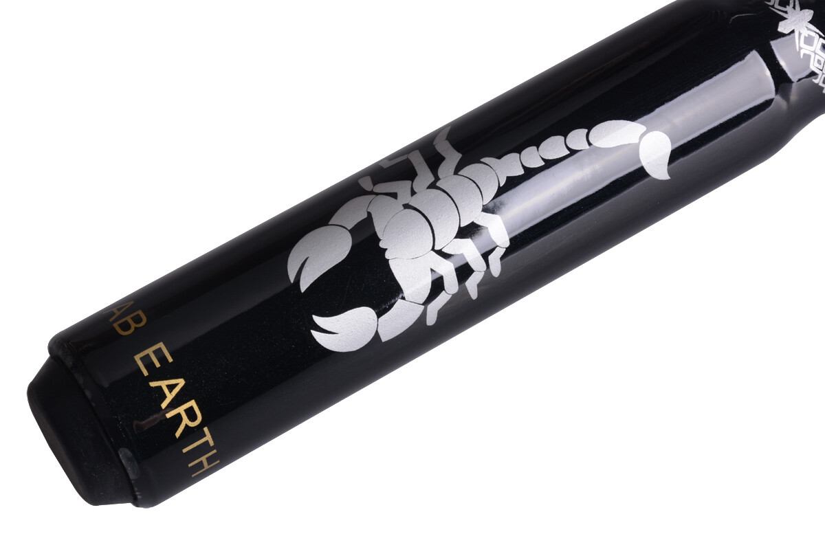 Stecca Da Biliardo Premium In Fibra Di Carbonio – 58 Pollici, 1/2 Snodata, Testa 13mm, Con Borsa Rigida