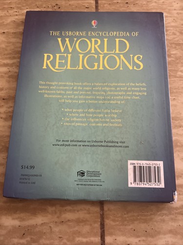 World Cultures Ser.: Encyclopedia of World Religions by Claire Hickman and Susan - Picture 3 of 3