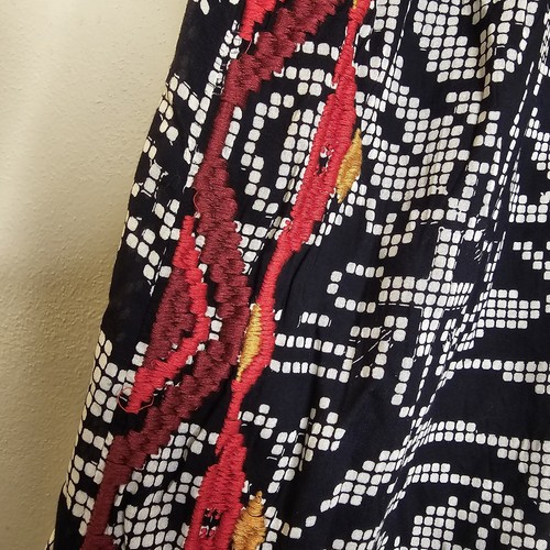 Floreat Anthropologie Abelia Shift Dress Beaded Embroidered Mosaic Print Small - Picture 4 of 9