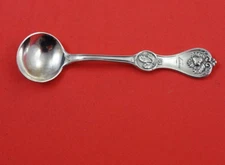 Strawberry by Durgin Sterling Silver 925 Salt Spoon Master 3 3/4" Original