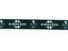 MILWAUKEE BUCKS BASKETBALL 7/8" Grosgrain Ribbon 1,3,5,10 Yards SHIP FROM USA