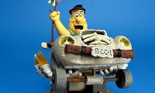 THE FLINTSTONES. Fred Flinstones in Cruiser. Action figure McFarlane Toys - Foto 4 di 4