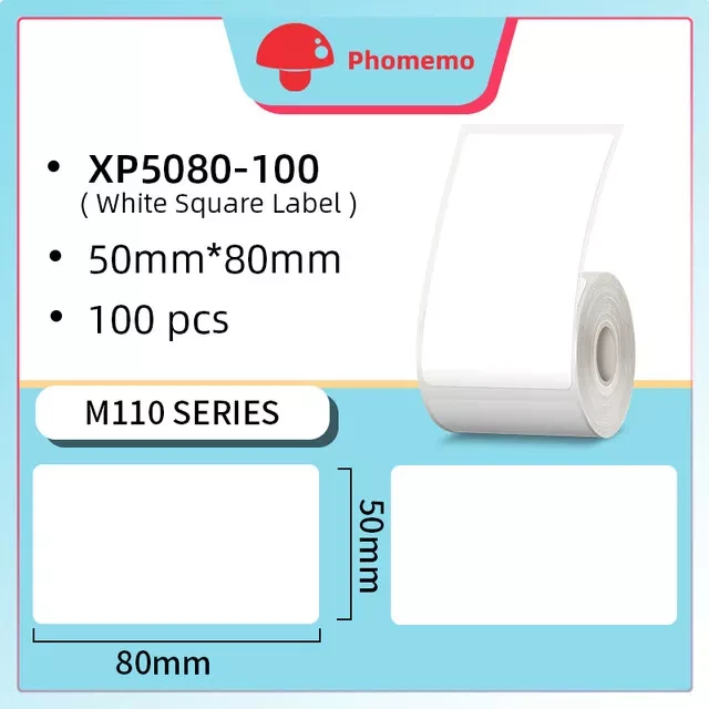 Phomemo M110 Barcode Label Printer for Address Tags and Lot Labeling